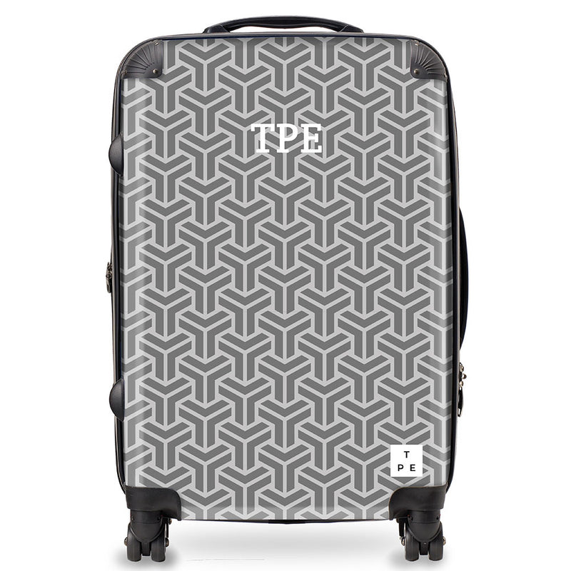 TPE Geometric Cube Suitcases